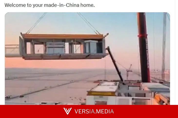 中国外交部发言人毛宁点赞“预制房”
