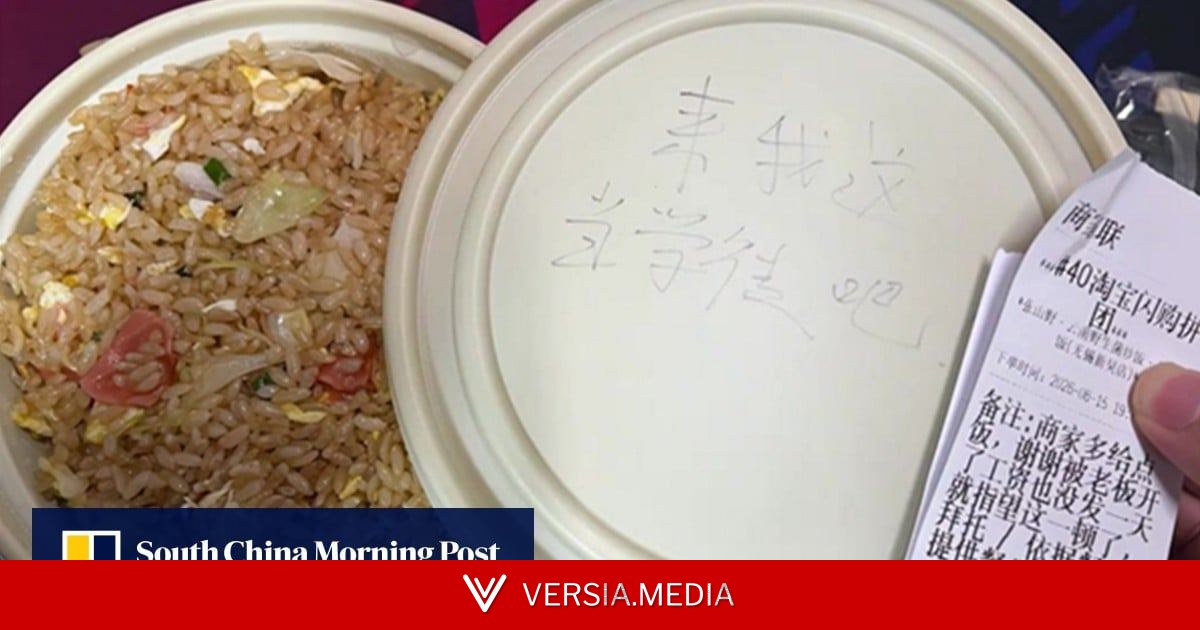 Cash-strapped Chinese man requests extra rice; restaurant owner surprises him