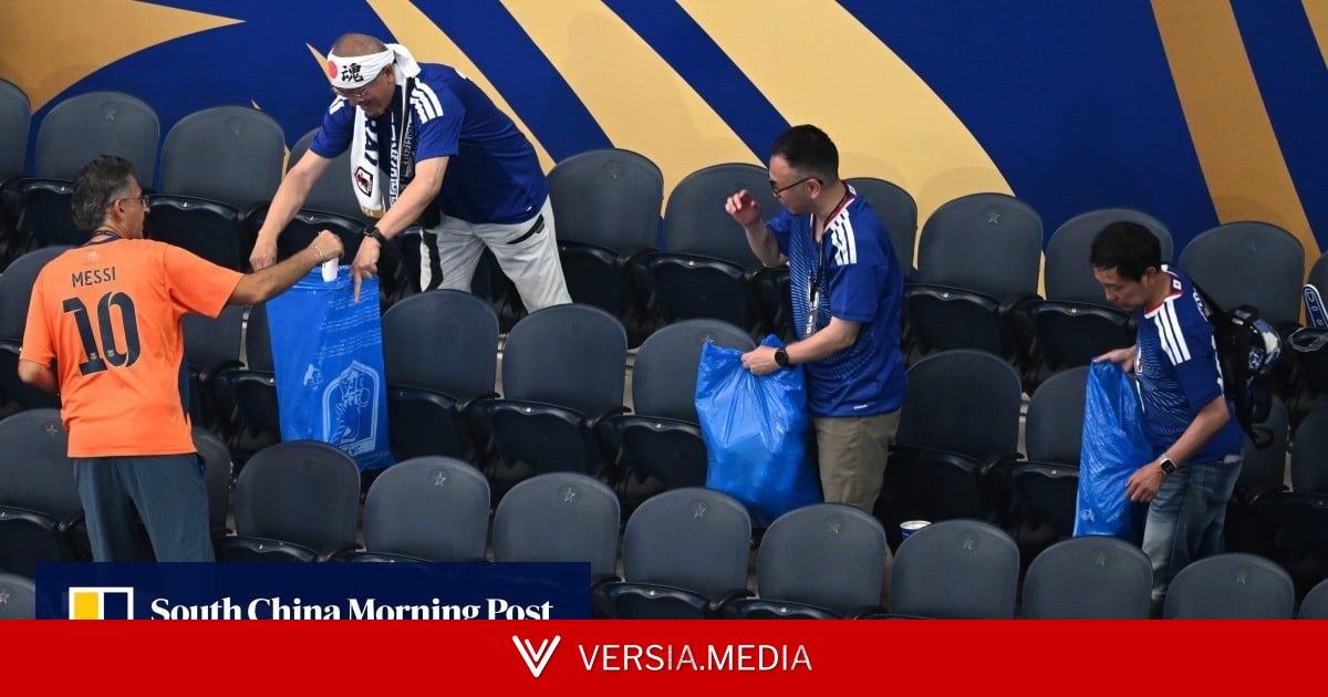 ‘It’s our way’: Japan fans win hearts by cleaning up after World Cup match — World News | Versia.media