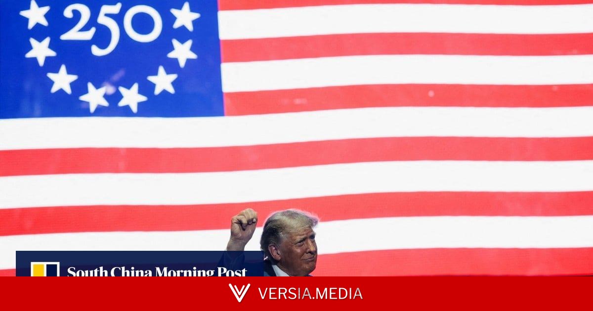 Trump opens 250th US birthday party with a campaign-style rally