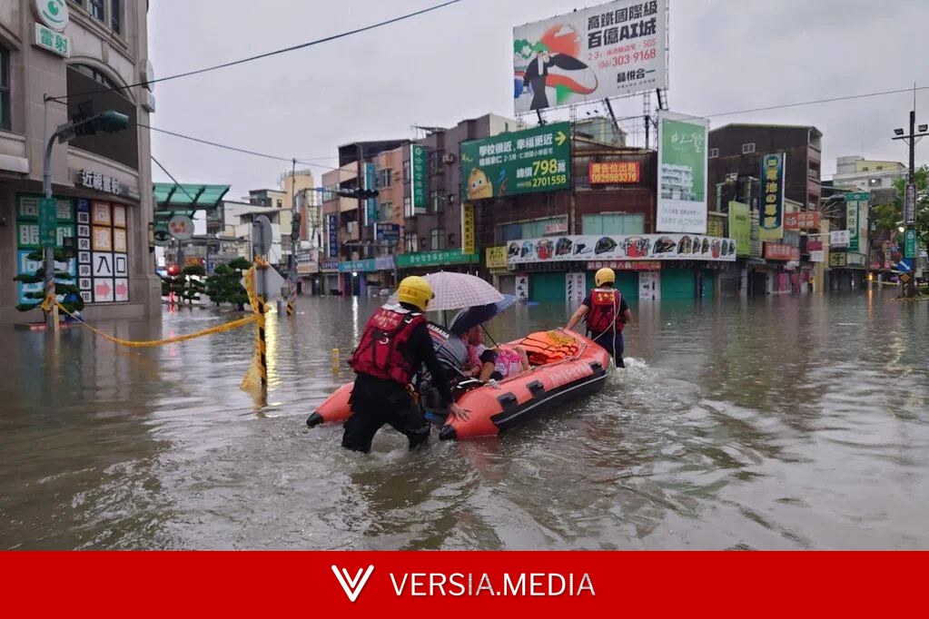 台风“米克拉”引发特大暴雨 台湾约600万人受灾