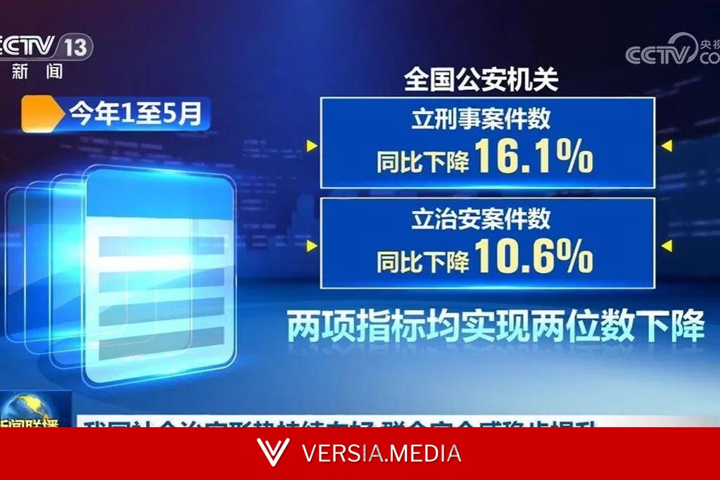 央视《新闻联播》:中国社会治安持续向好 群众安全感提升