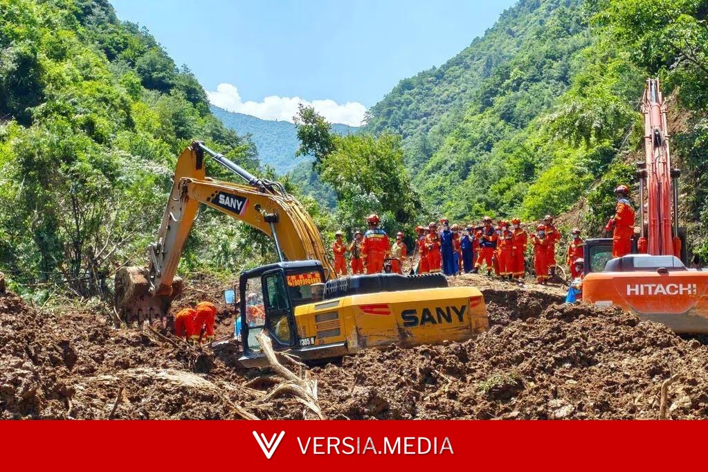 甘肃陇南宕昌县山体滑坡33人被埋 17人获救