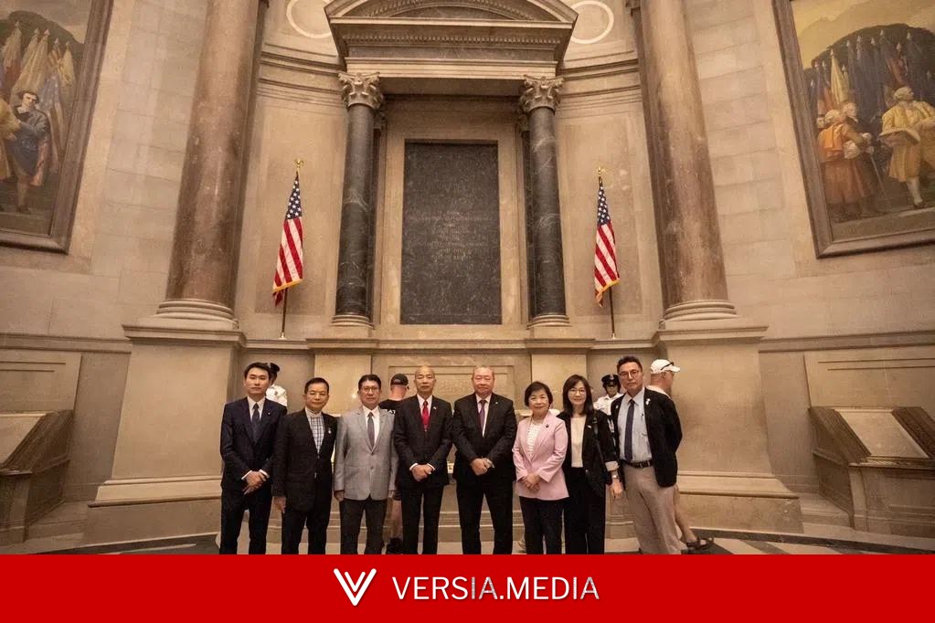 韩国瑜会白宫与美战争部官员 盼深化对美合作