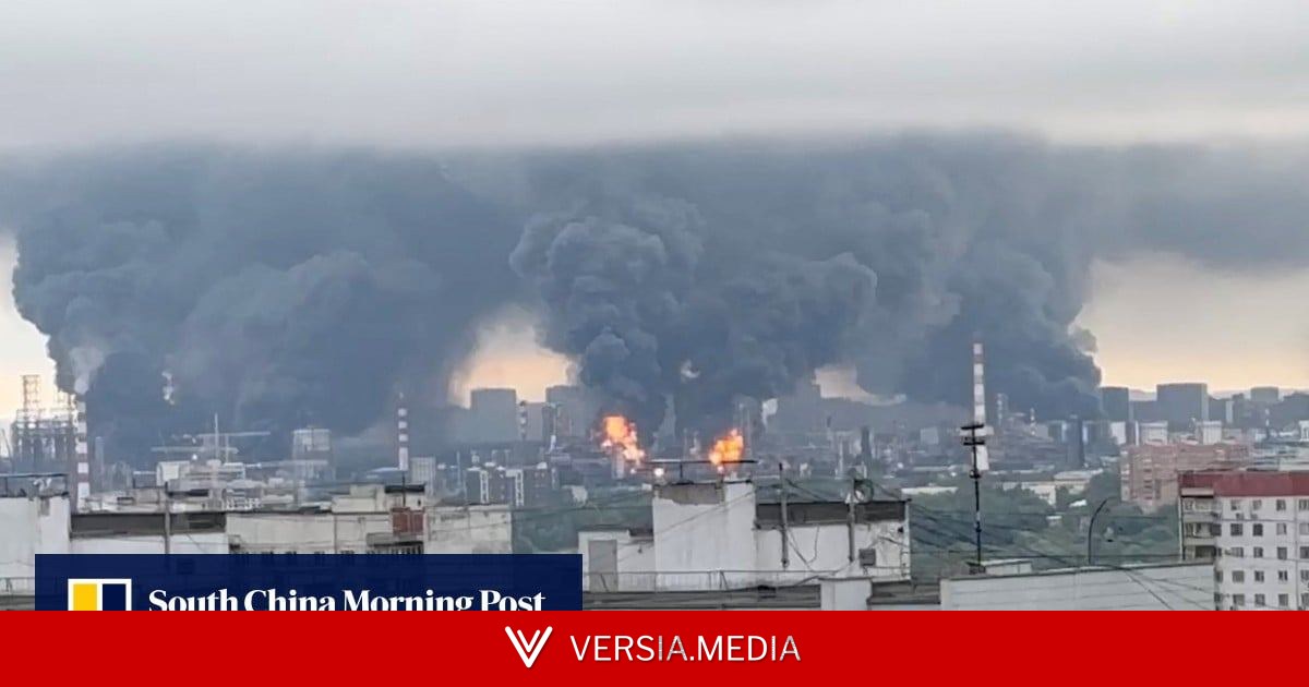 Drones hit Moscow oil refinery as Russia and Ukraine exchange strikes