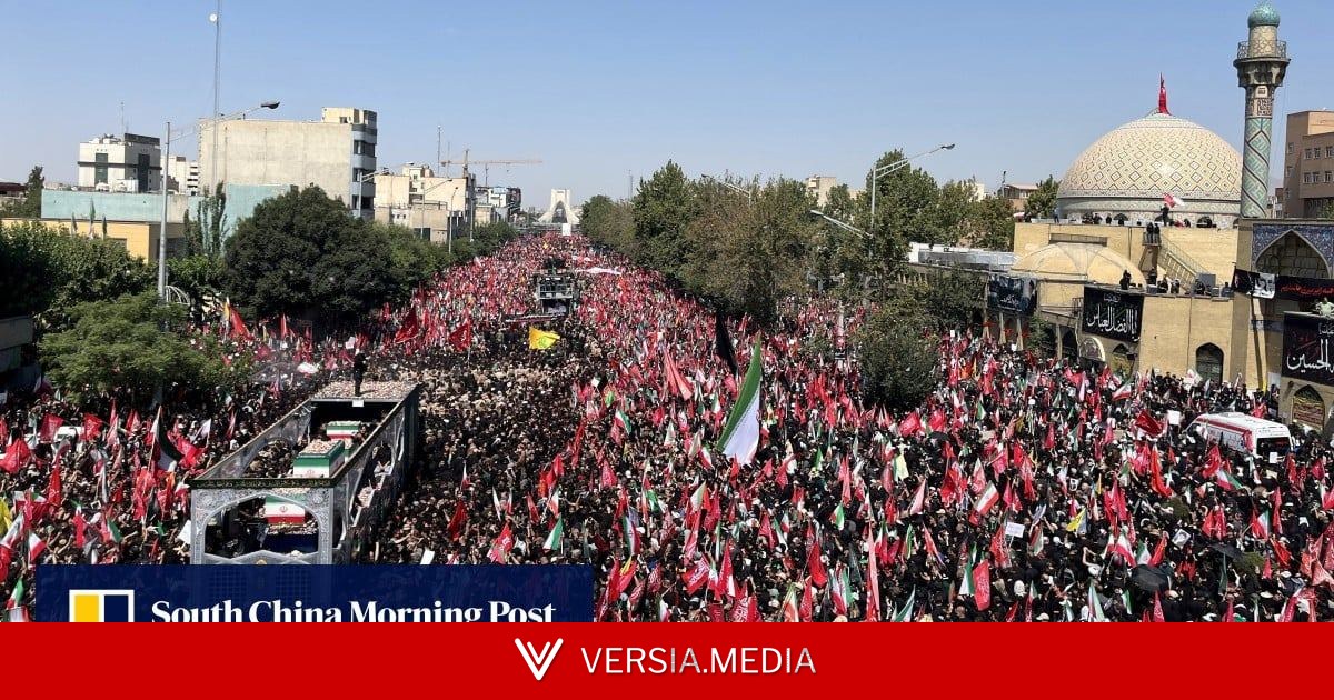 Crowds fill Tehran as funeral procession begins for Iran’s slain supreme leader Khamenei